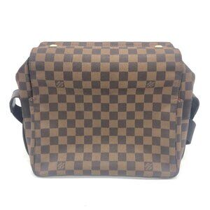 Louis Vuitton Brown Damier Ebene Naviglio Messenger Bag SIZE GUIDE   SR0064